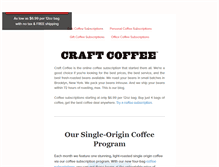 Tablet Screenshot of blog.craftcoffee.com